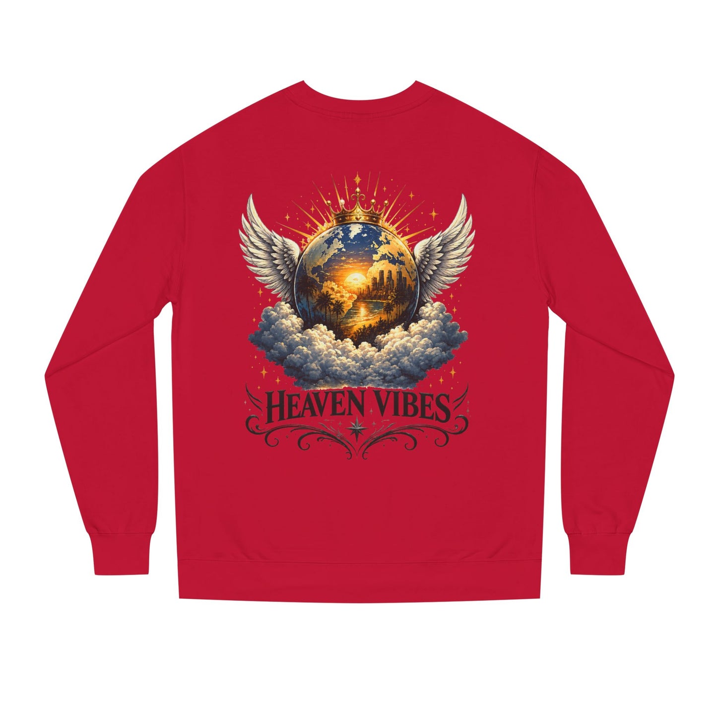 Heaven Vibes Crew Neck Sweatshirt ( Unisex )