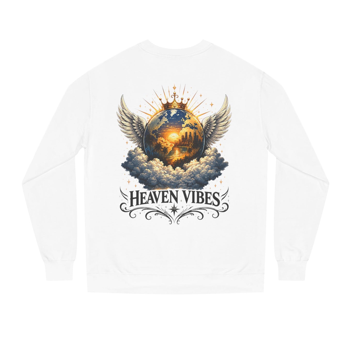 Heaven Vibes Crew Neck Sweatshirt ( Unisex )