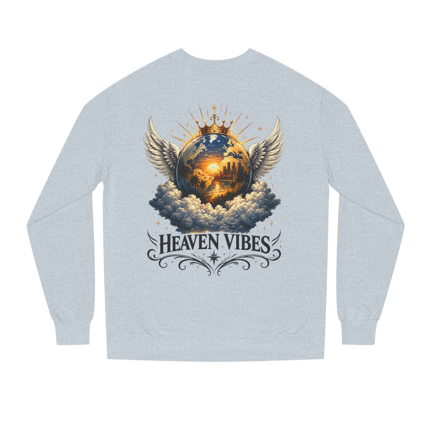 Heaven Vibes Crew Neck Sweatshirt ( Unisex )