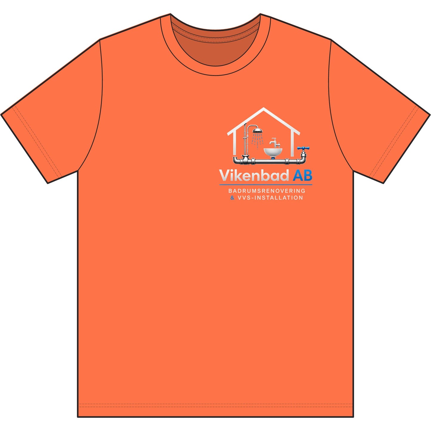 Vikenbad AB - Work T-Shirt