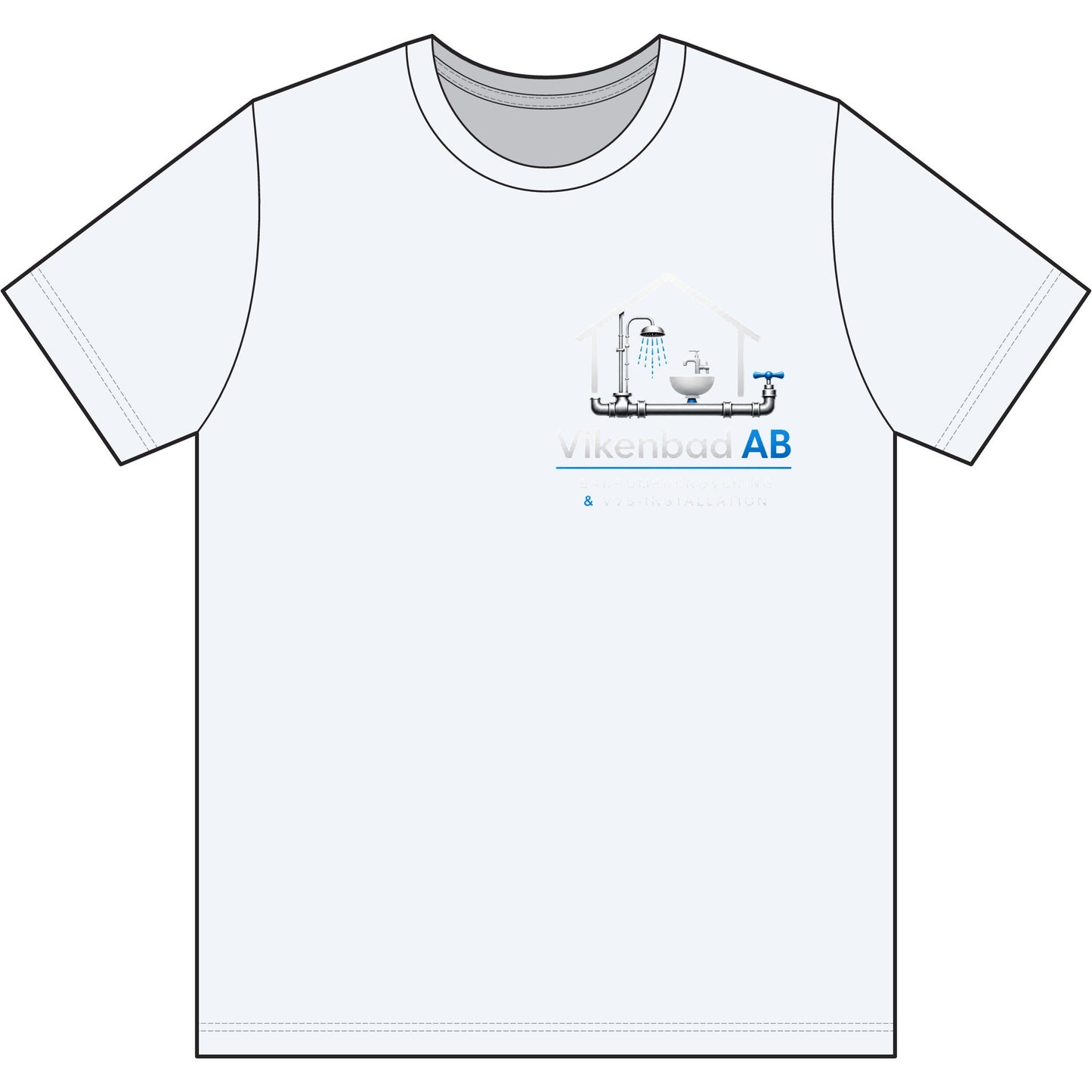 Vikenbad AB - Work T-Shirt