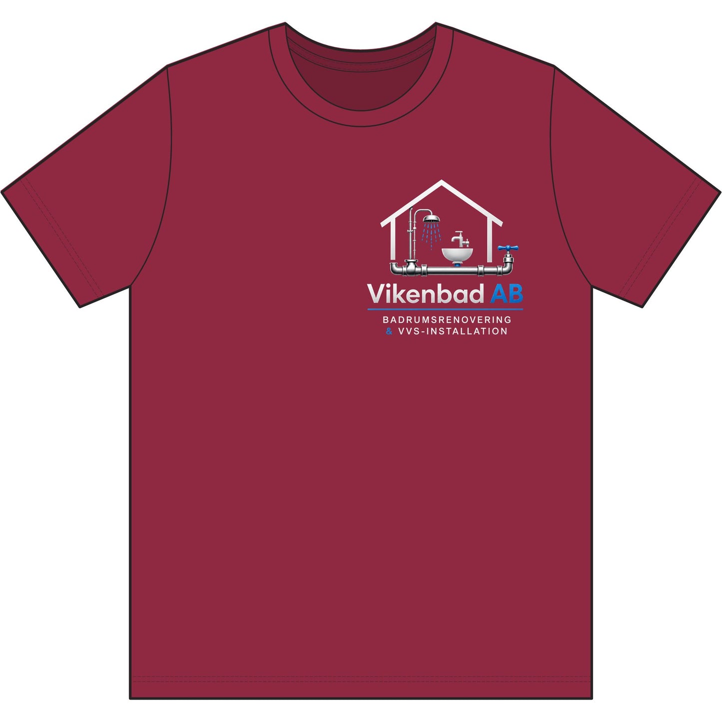 Vikenbad AB - Work T-Shirt