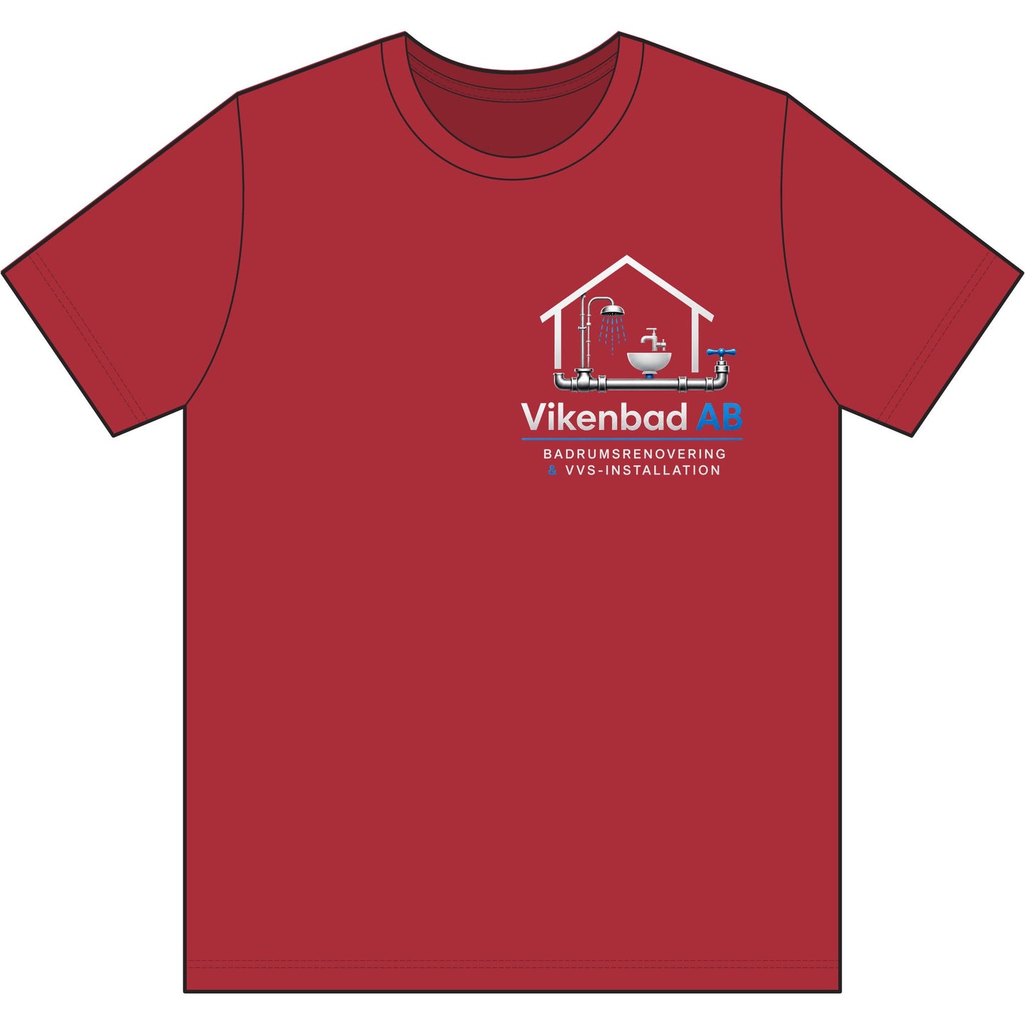 Vikenbad AB - Work T-Shirt