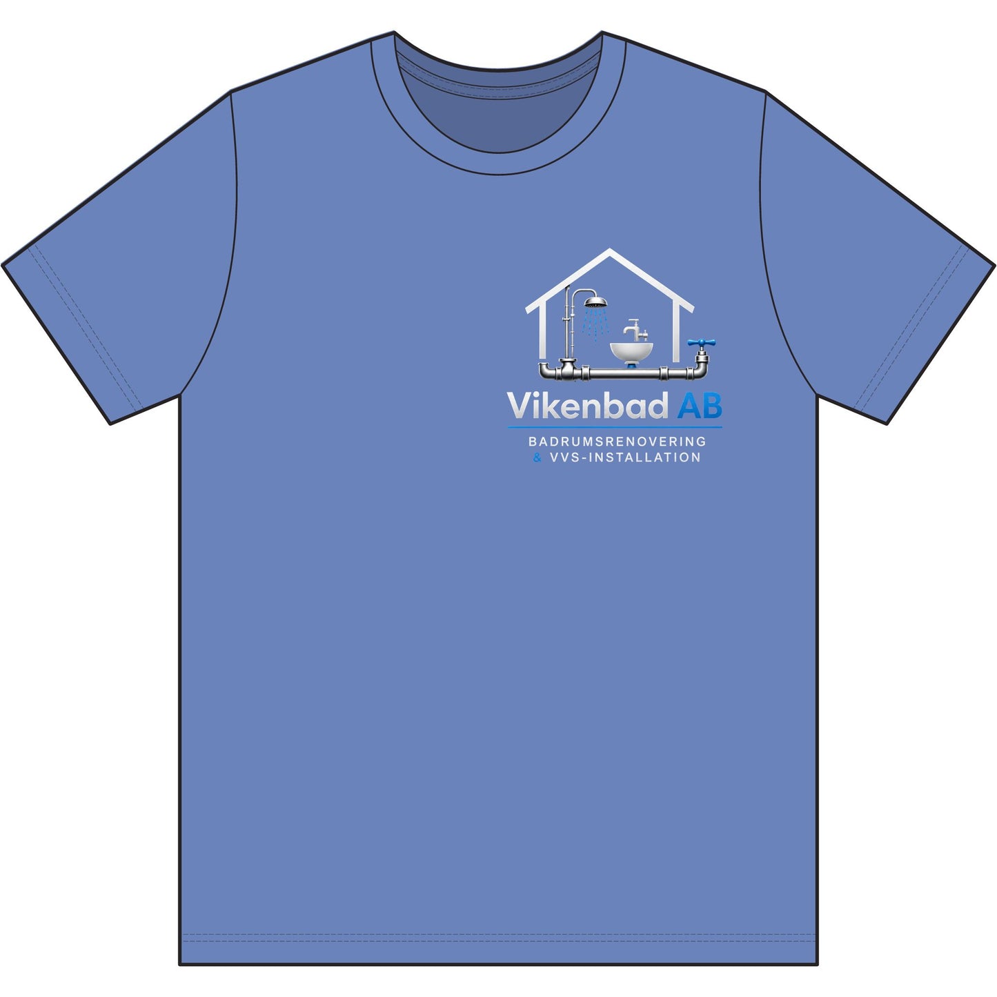 Vikenbad AB - Work T-Shirt