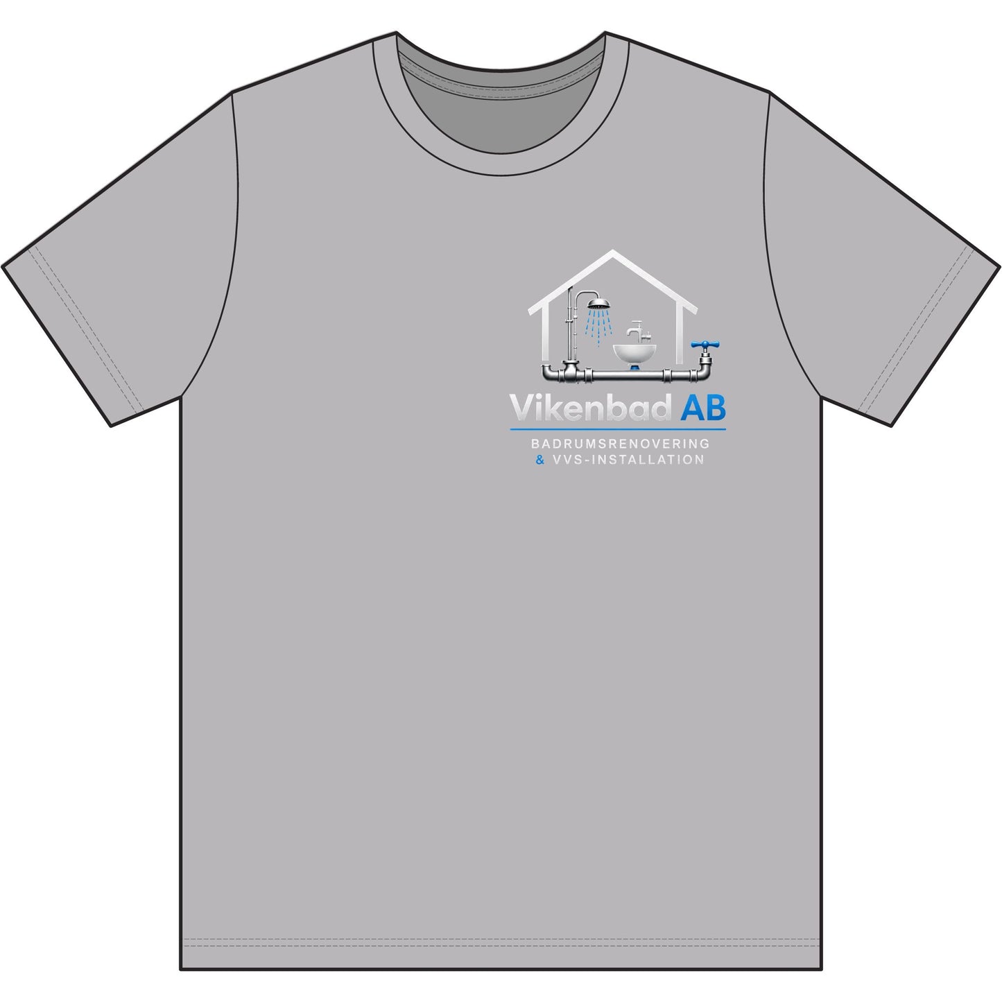 Vikenbad AB - Work T-Shirt