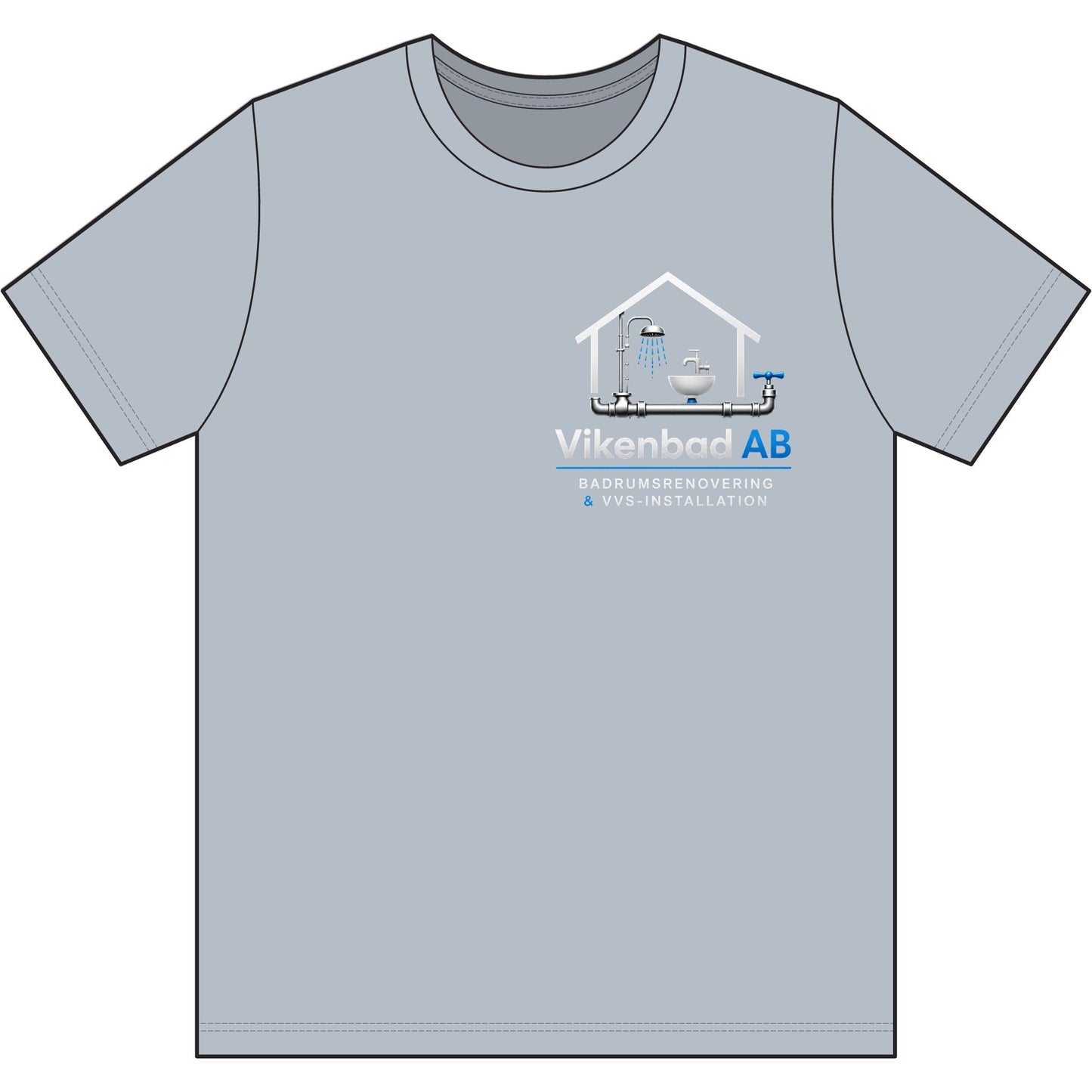 Vikenbad AB - Work T-Shirt