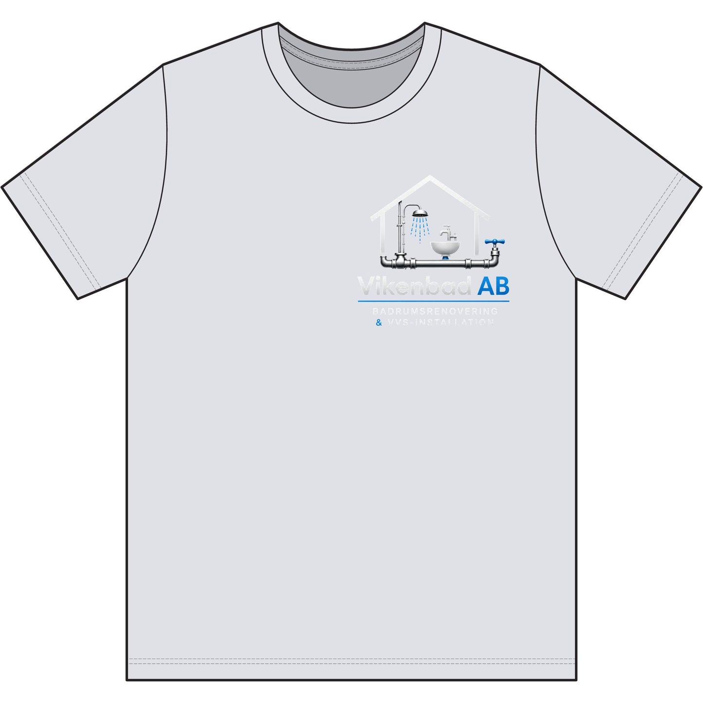 Vikenbad AB - Work T-Shirt
