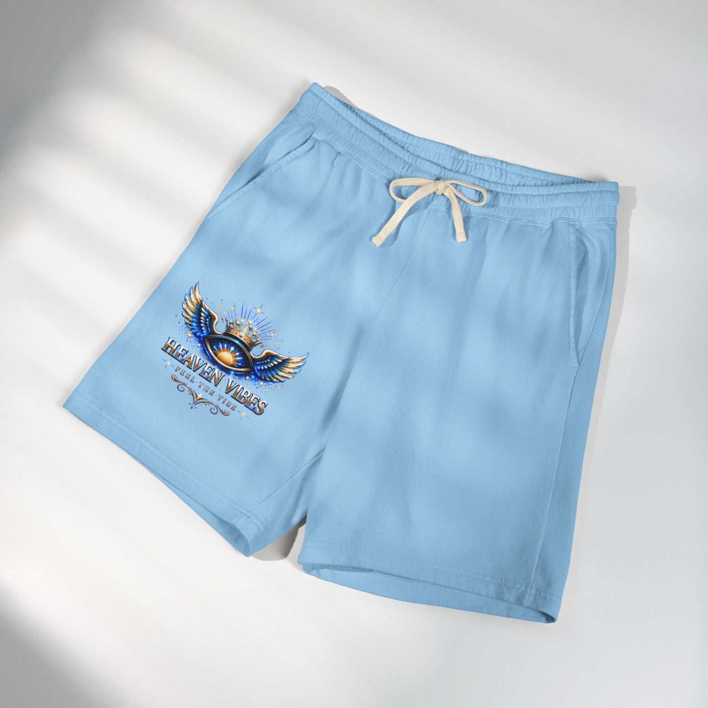 Unisex Garment-Dyed Lightweight Fleece Sweat Shorts