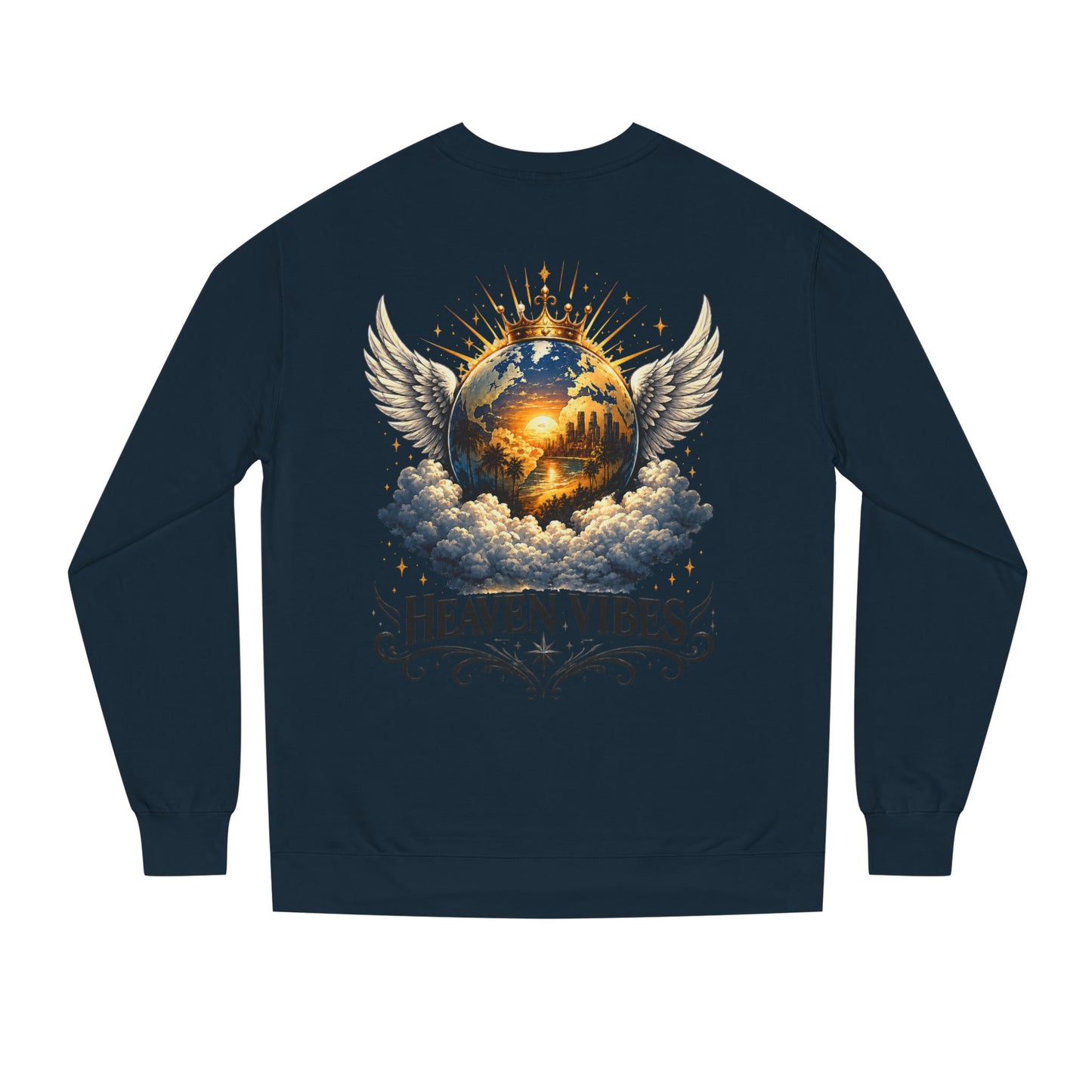 Heaven Vibes Crew Neck Sweatshirt ( Unisex )