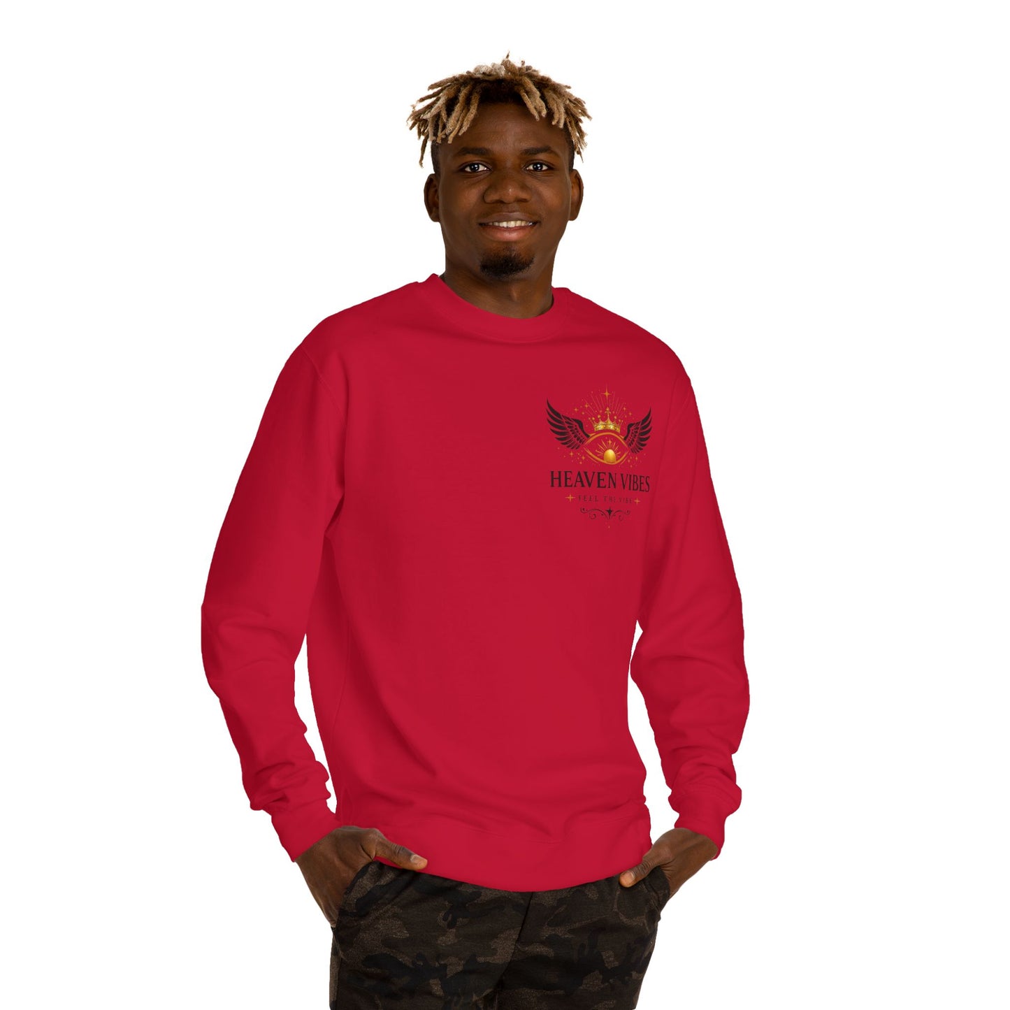Heaven Vibes Crew Neck Sweatshirt ( Unisex )