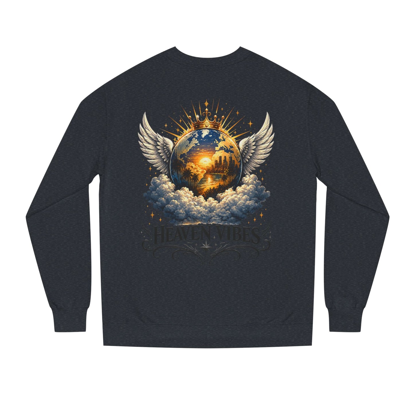 Heaven Vibes Crew Neck Sweatshirt ( Unisex )