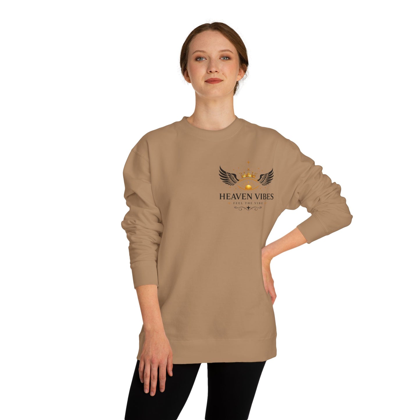 Heaven Vibes Crew Neck Sweatshirt ( Unisex )