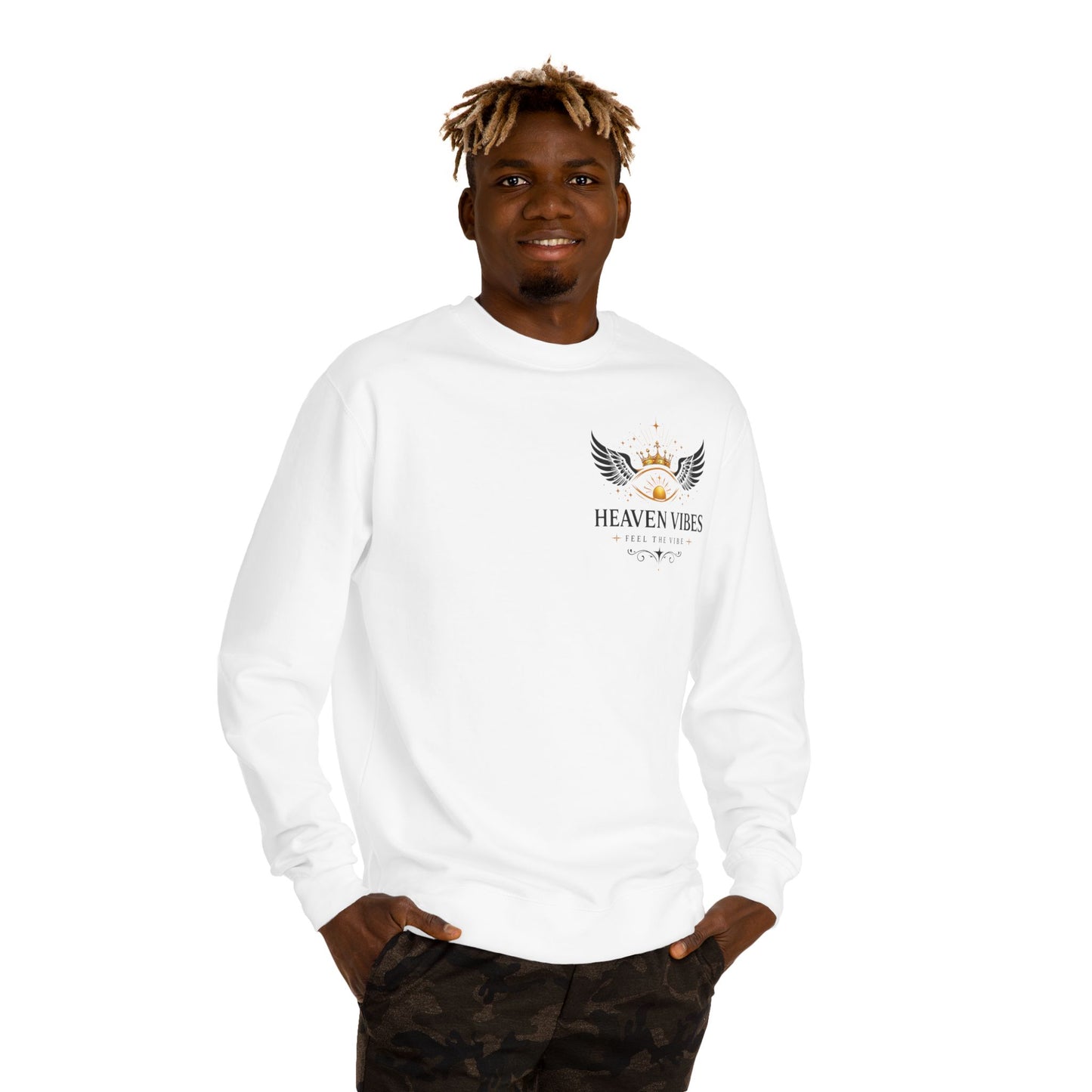 Heaven Vibes Crew Neck Sweatshirt ( Unisex )