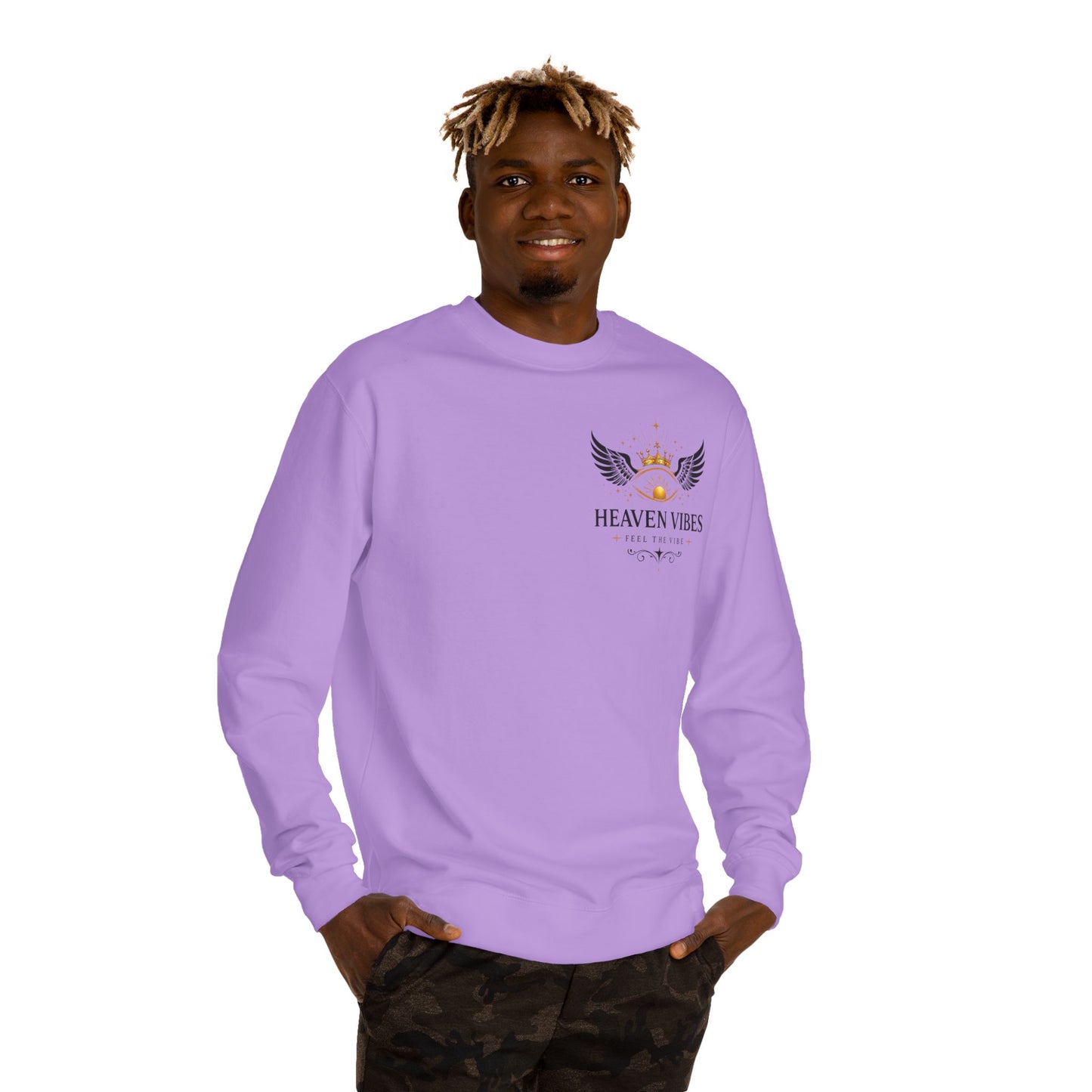 Heaven Vibes Crew Neck Sweatshirt ( Unisex )