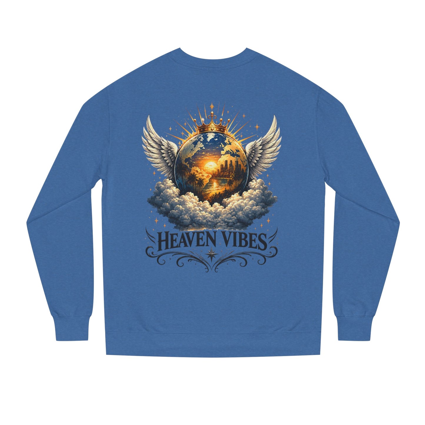 Heaven Vibes Crew Neck Sweatshirt ( Unisex )