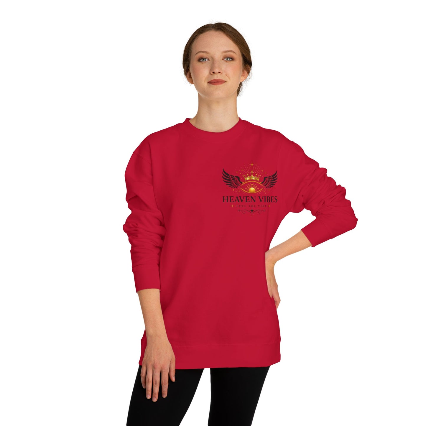 Heaven Vibes Crew Neck Sweatshirt ( Unisex )