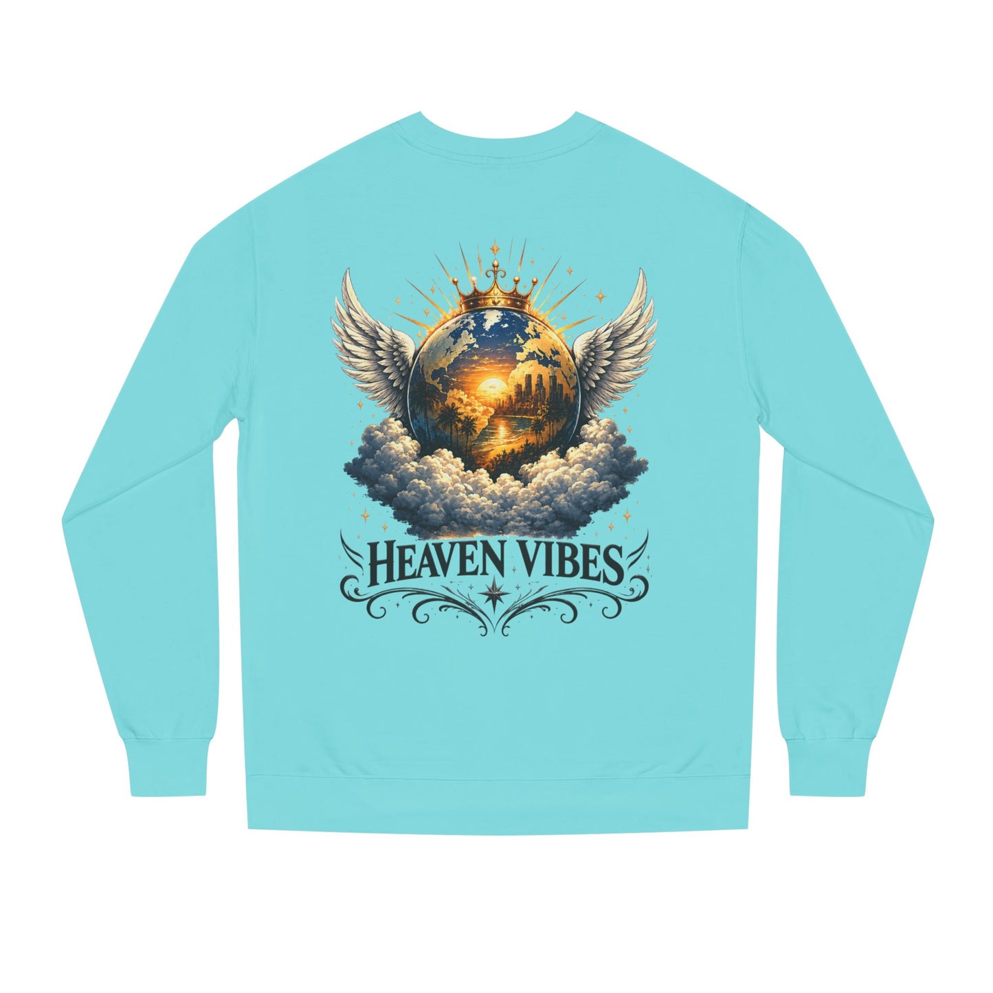Heaven Vibes Crew Neck Sweatshirt ( Unisex )