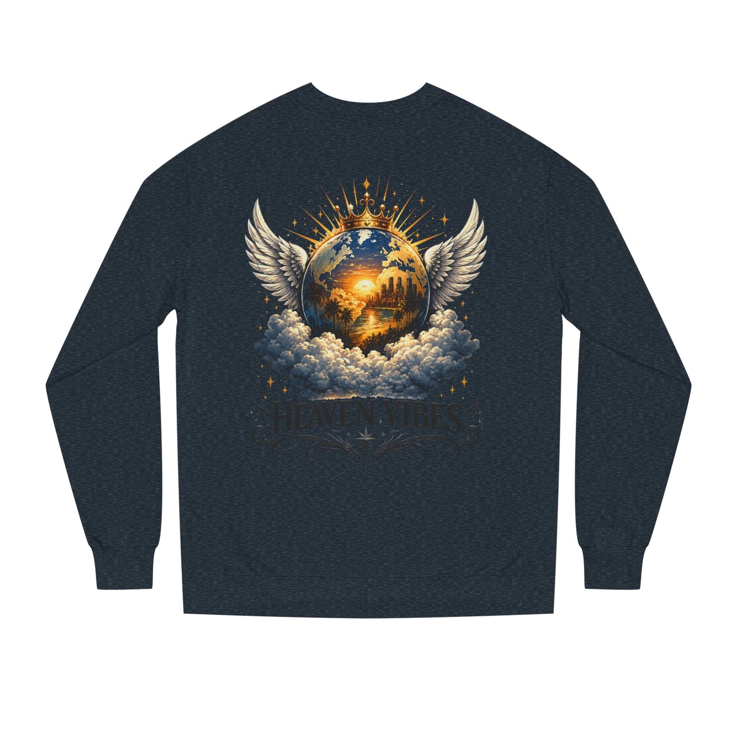 Heaven Vibes Crew Neck Sweatshirt ( Unisex )