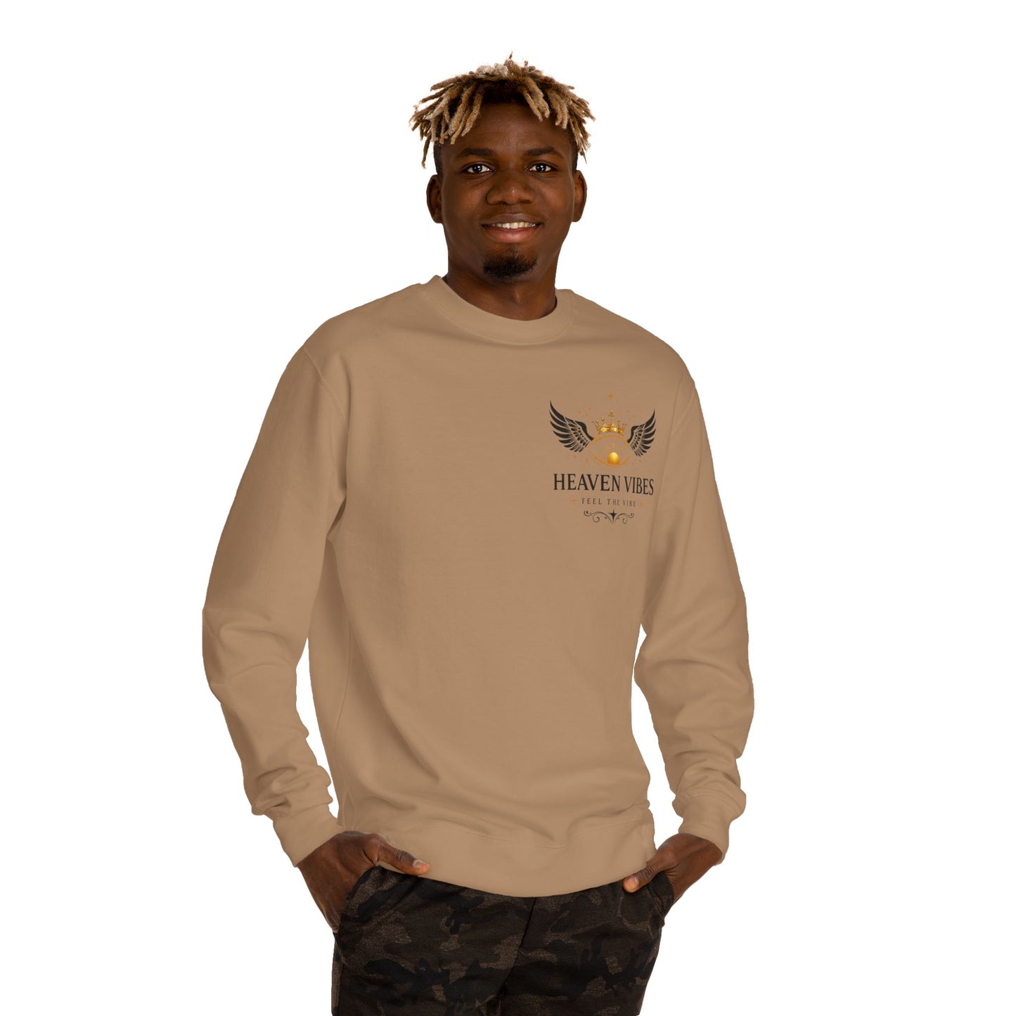 Heaven Vibes Crew Neck Sweatshirt ( Unisex )