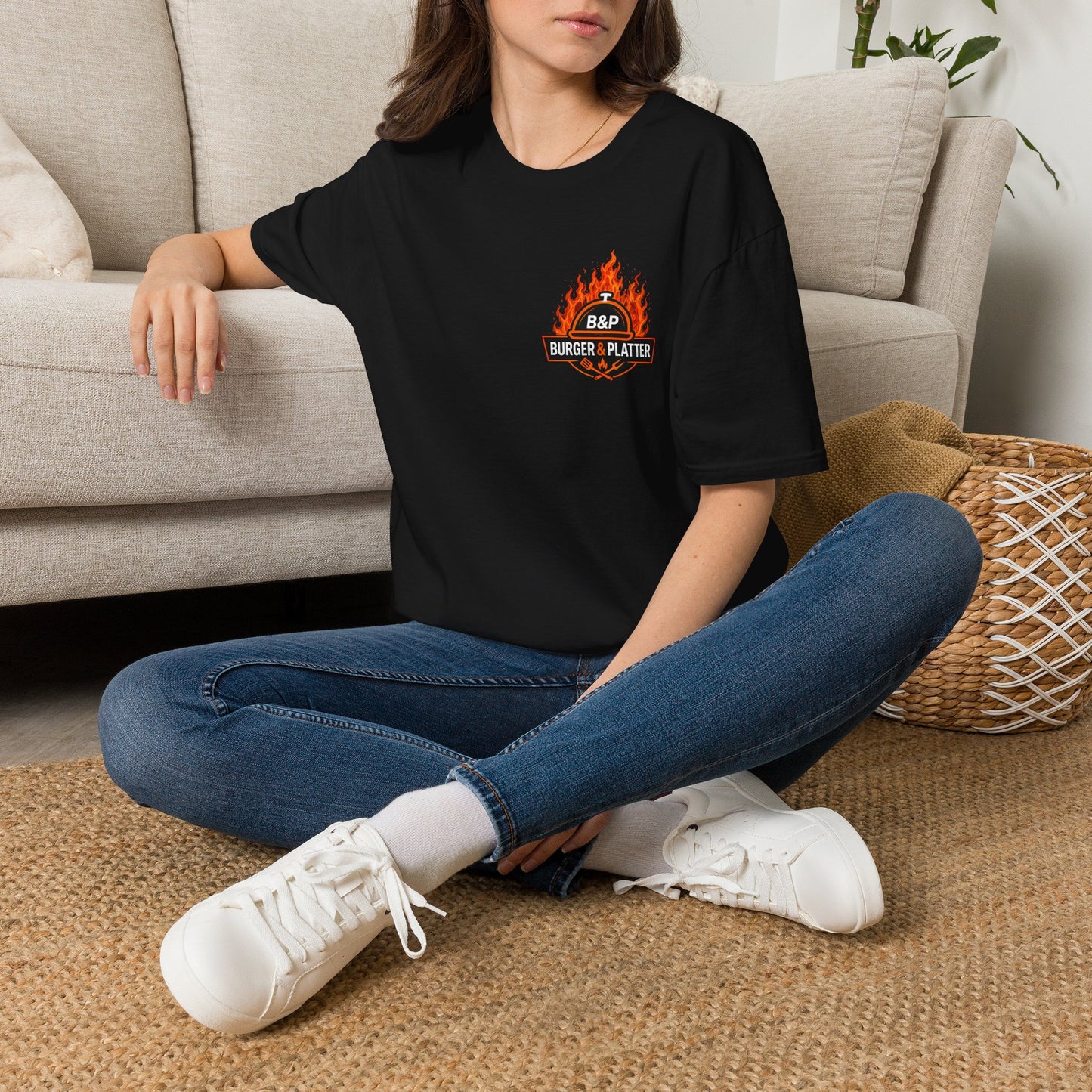 Burger & Platter T-Shirt premium