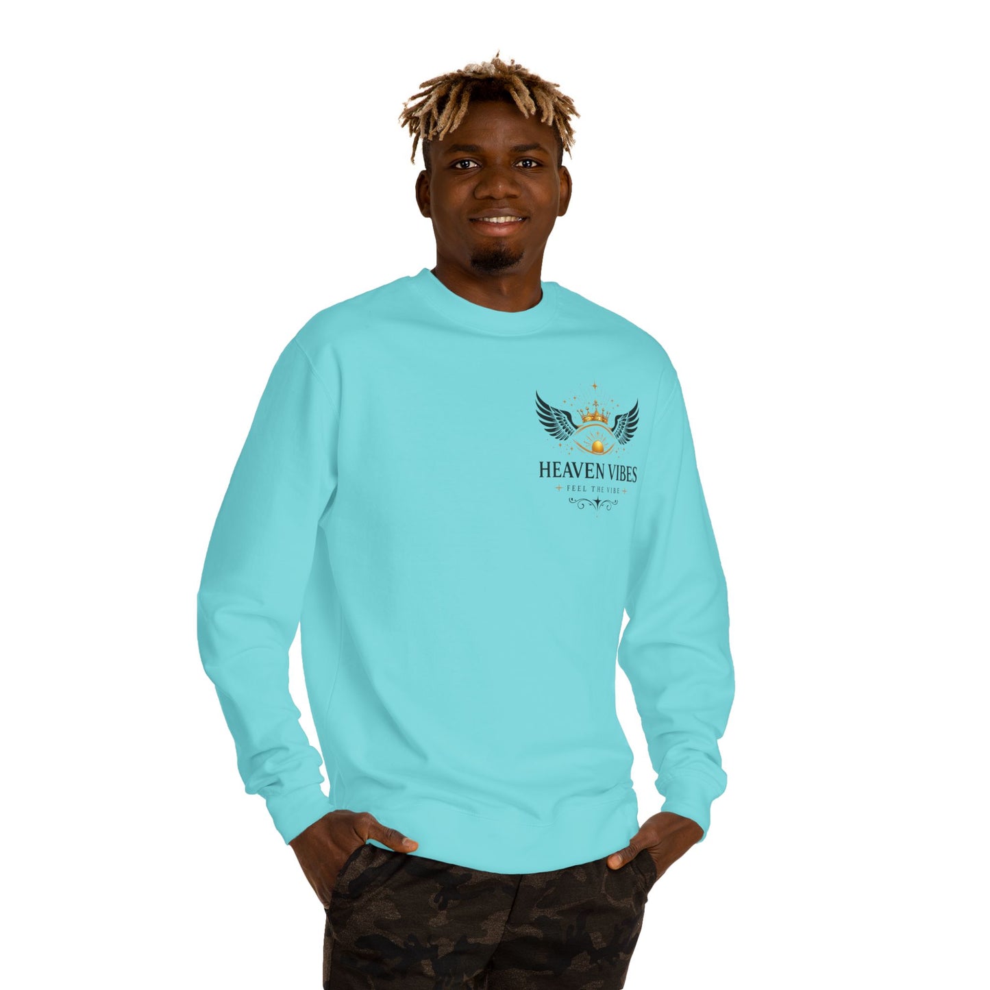 Heaven Vibes Crew Neck Sweatshirt ( Unisex )