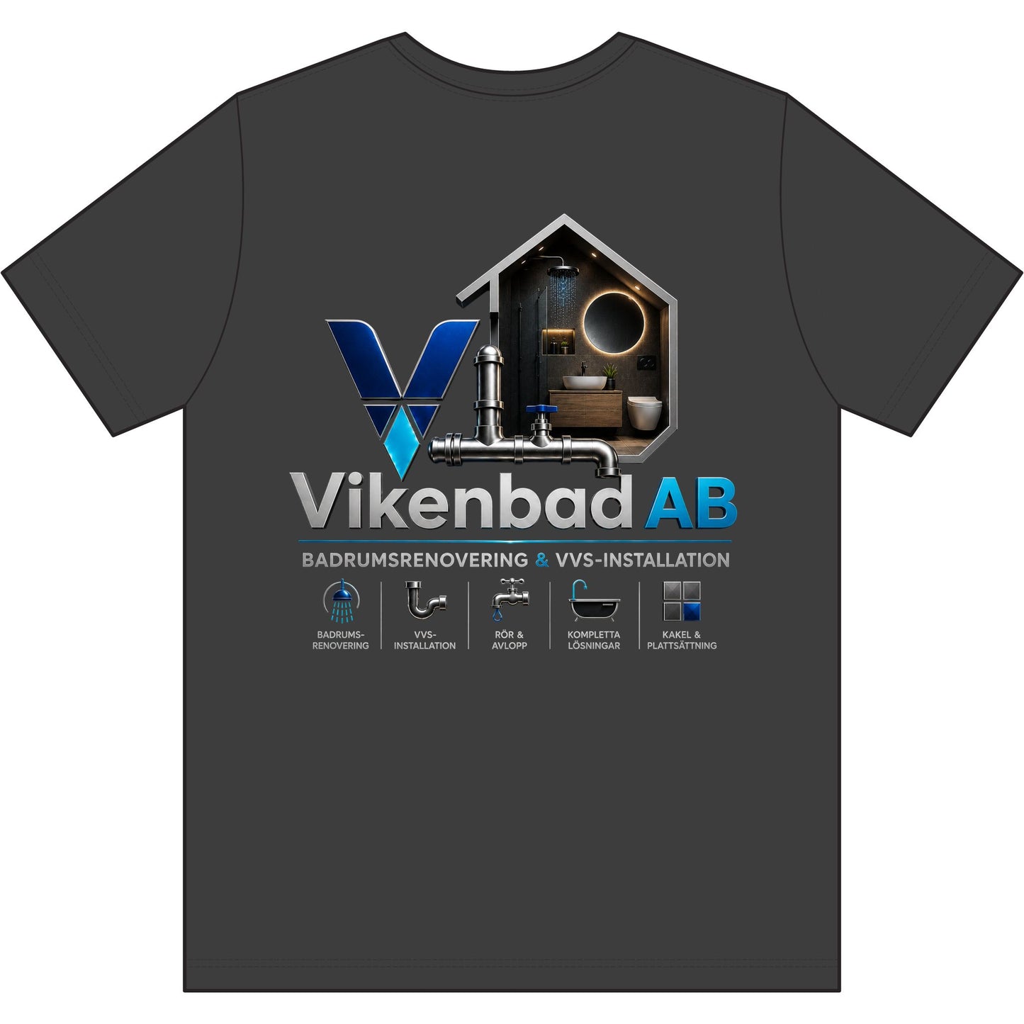 Vikenbad AB - Work T-Shirt
