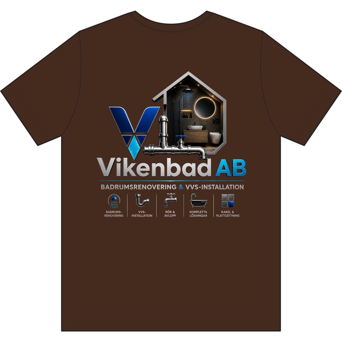 Vikenbad AB - Work T-Shirt