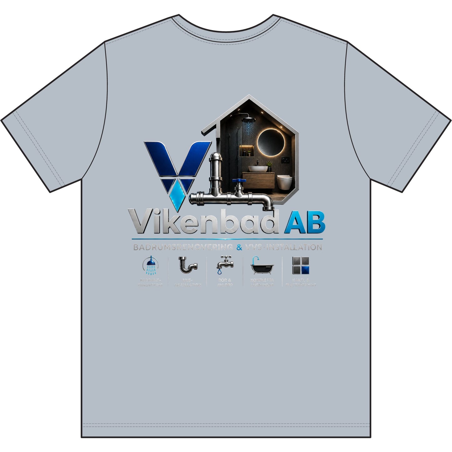 Vikenbad AB - Work T-Shirt