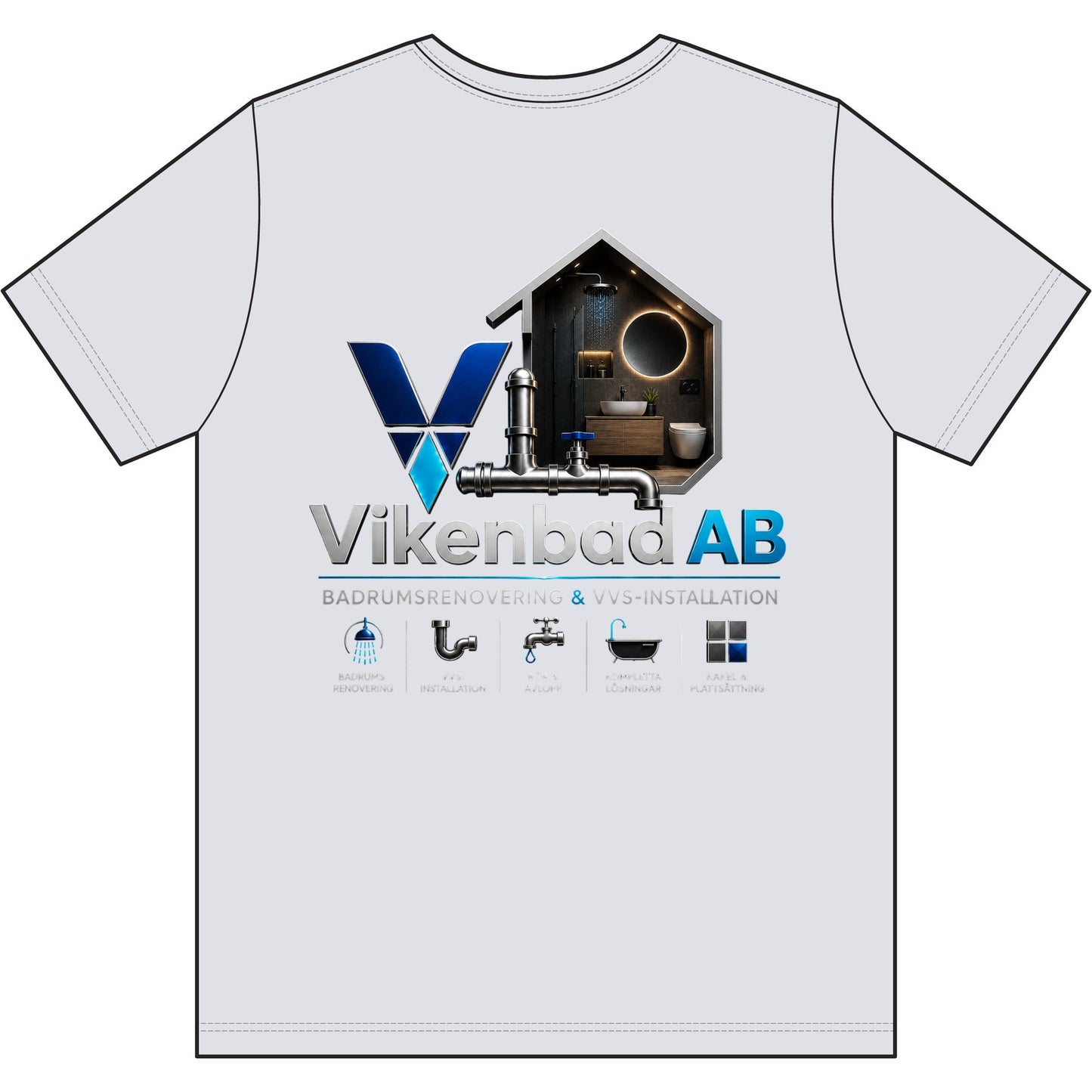 Vikenbad AB - Work T-Shirt