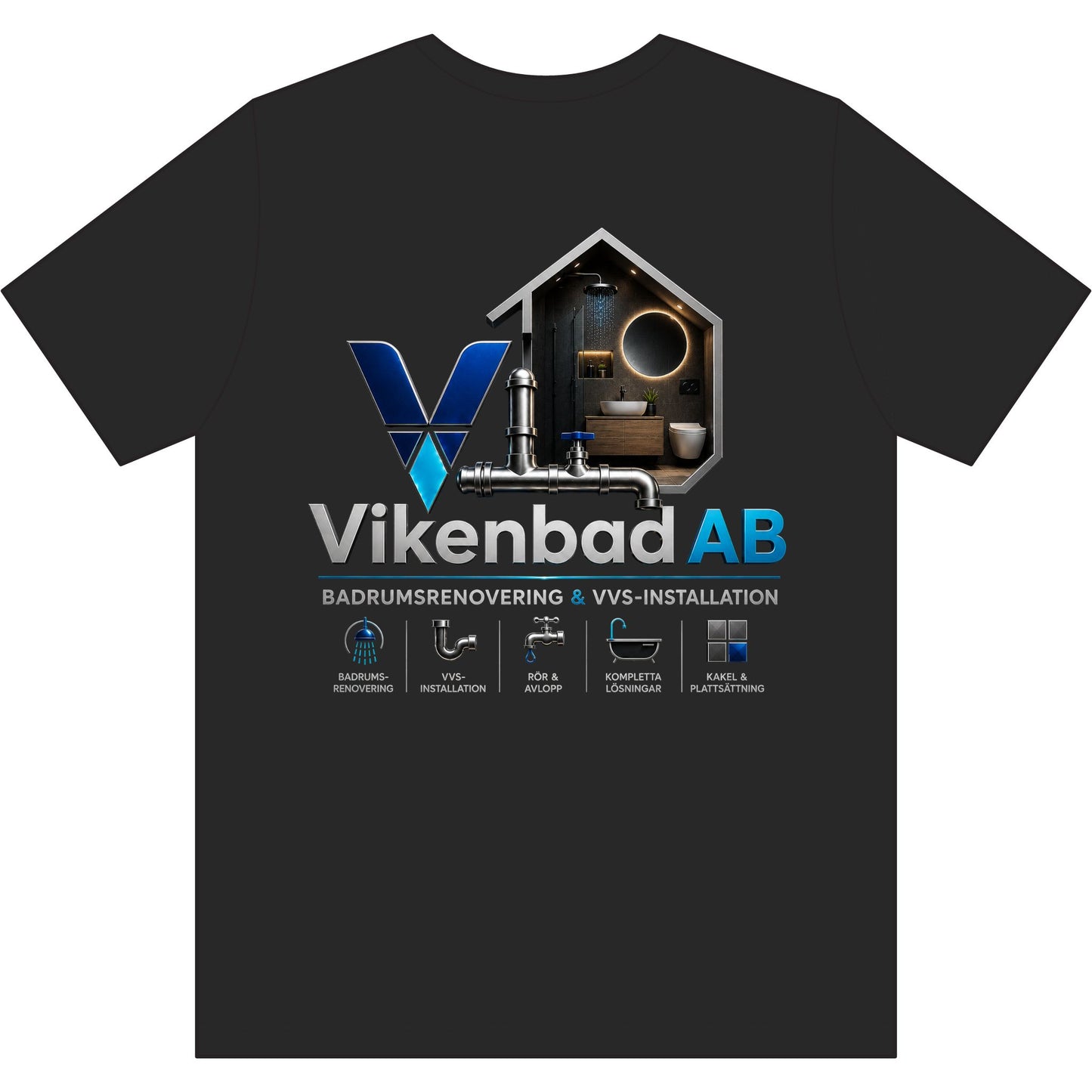 Vikenbad AB - Work T-Shirt