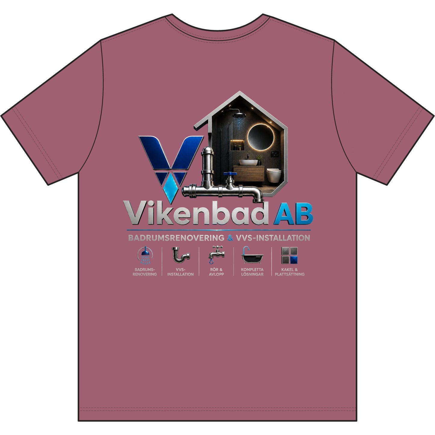 Vikenbad AB - Work T-Shirt