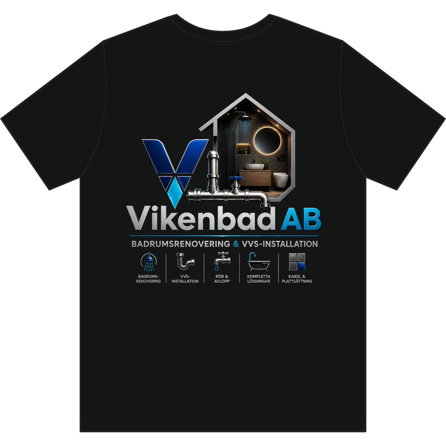 Vikenbad AB - Work T-Shirt